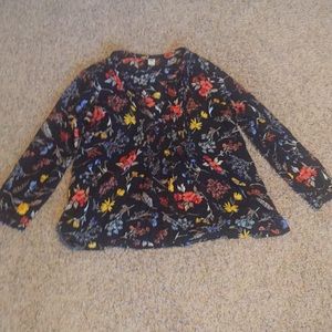 Long Sleeved Old Navy Floral Shirt